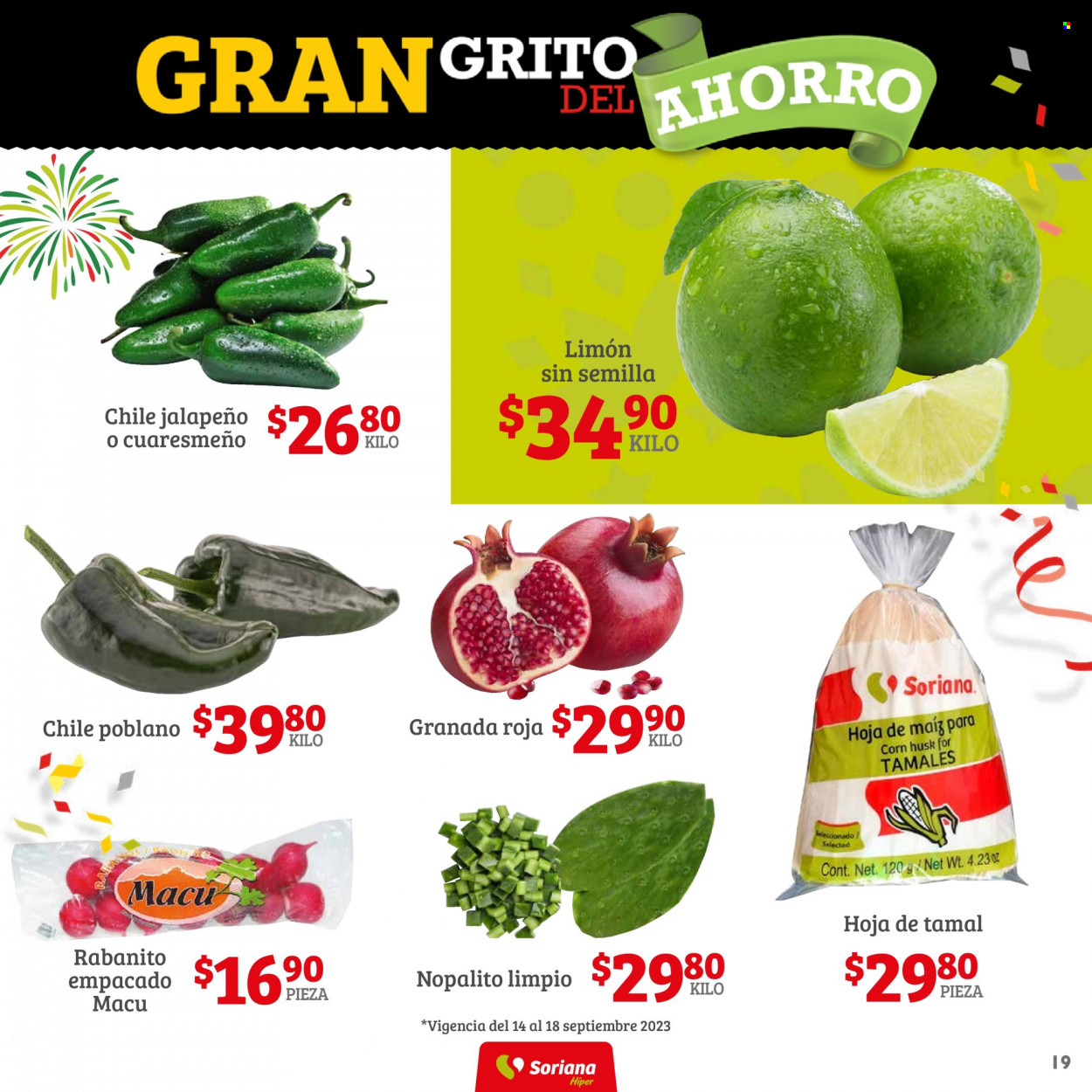 Catálogo Soriana Híper - 14.9.2023 - 19.9.2023. Página 19