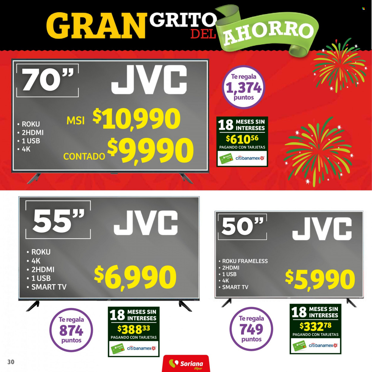 Catálogo Soriana Híper - 14.9.2023 - 19.9.2023. Página 30
