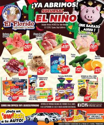 Folleto actual El Florido - 15.9.2023 - 18.9.2023.