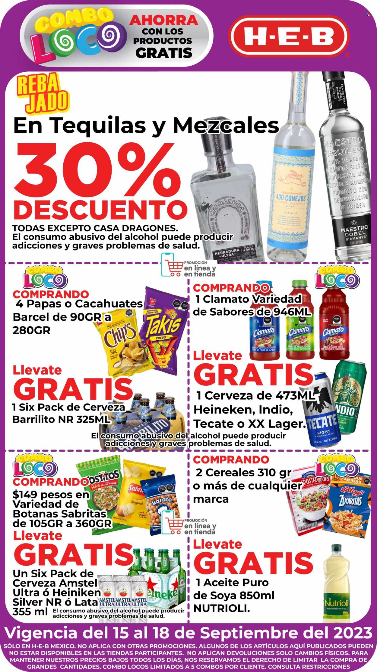 Catálogo H-E-B - 15.9.2023 - 18.9.2023. Página 1