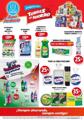 Folleto actual Farmacias Guadalajara - 15.9.2023 - 30.9.2023.