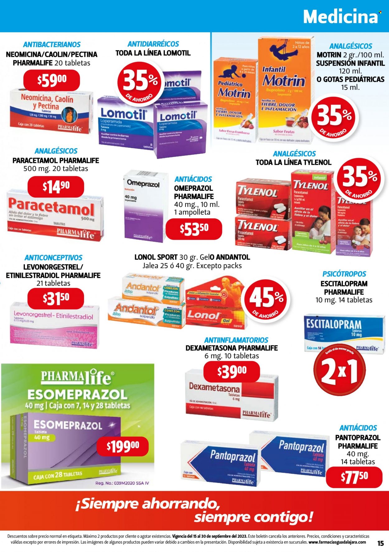 Catálogo Farmacias Guadalajara - 15.9.2023 - 30.9.2023. Página 15