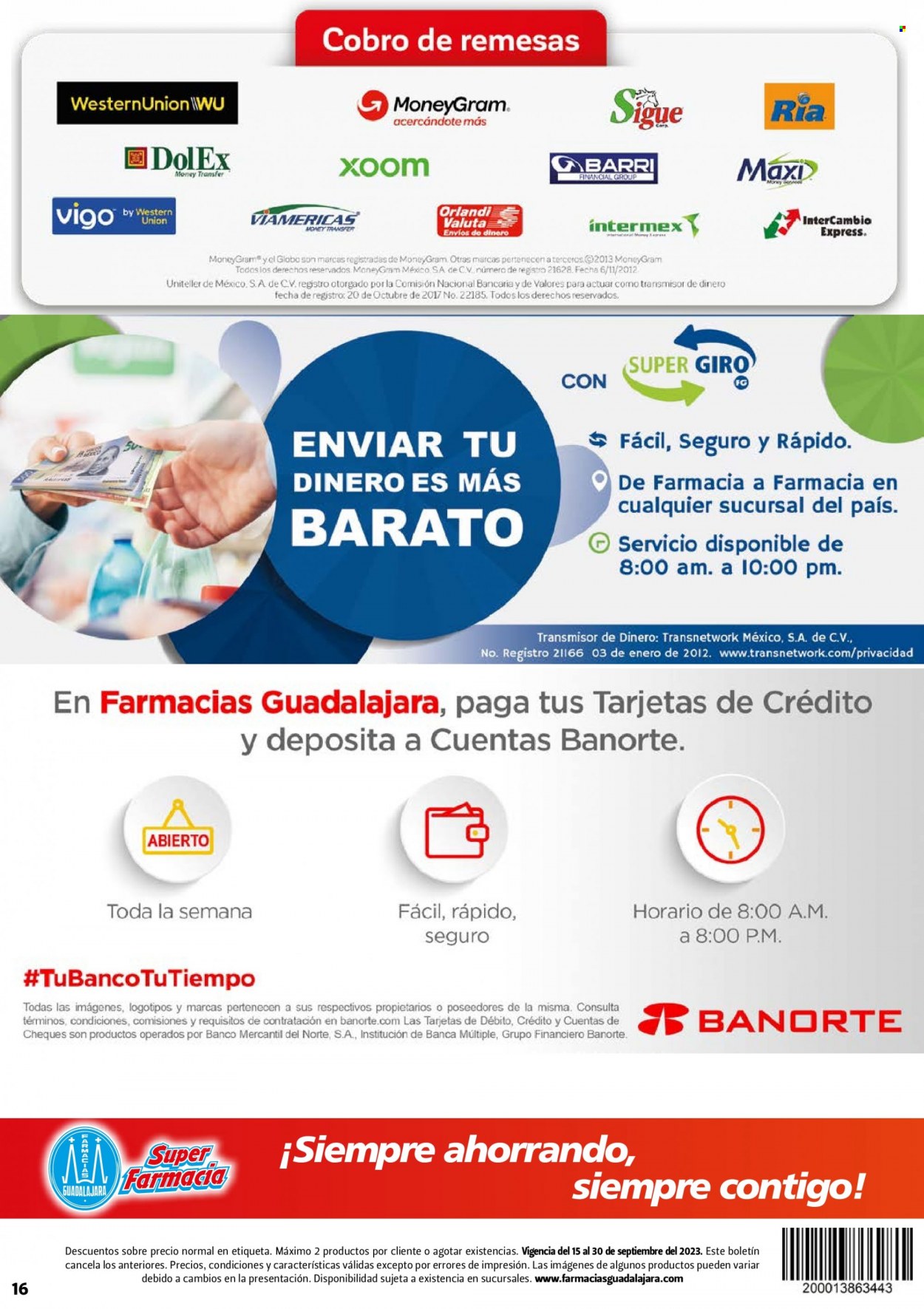 Catálogo Farmacias Guadalajara - 15.9.2023 - 30.9.2023. Página 16