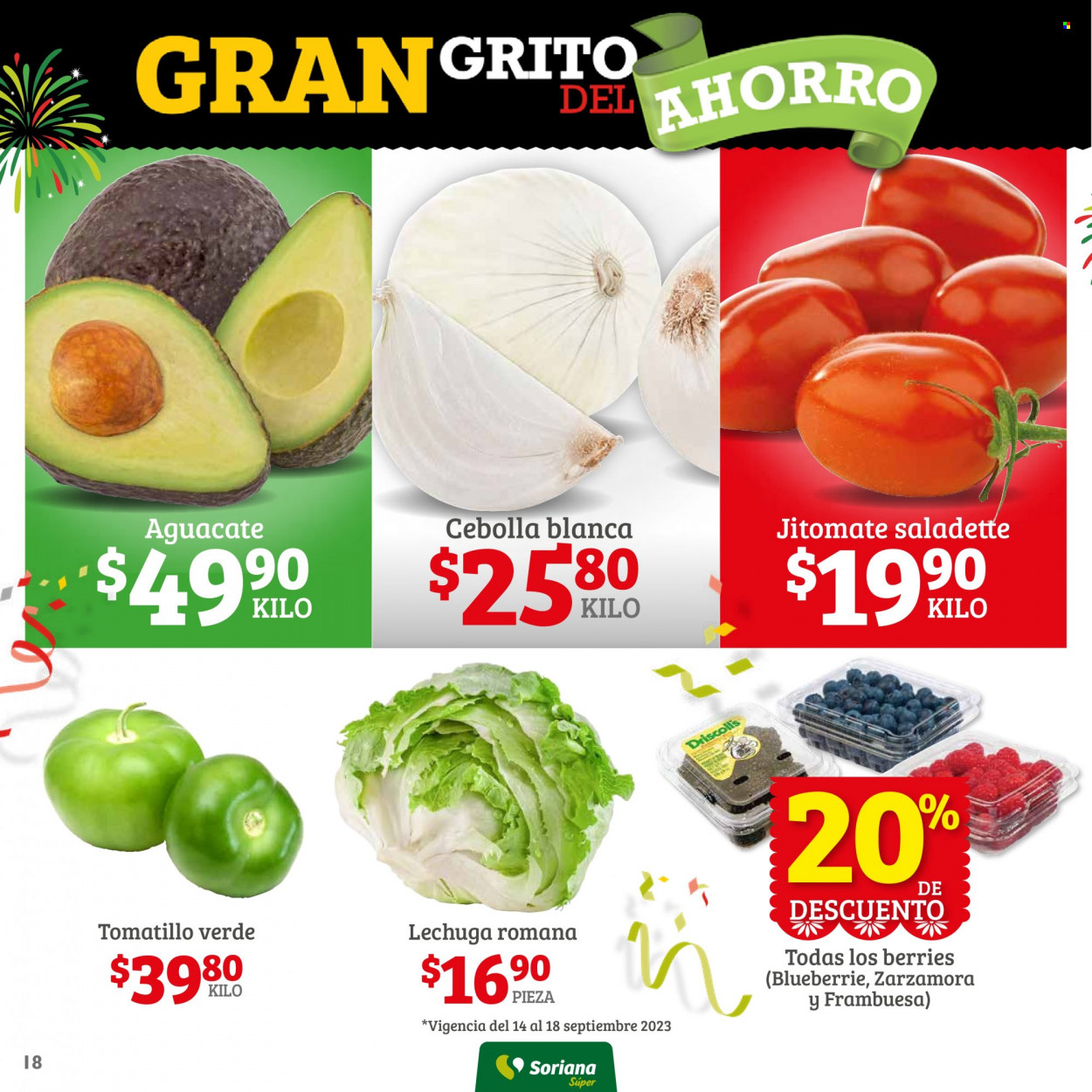 Catálogo Soriana Súper - 14.9.2023 - 19.9.2023. Página 18