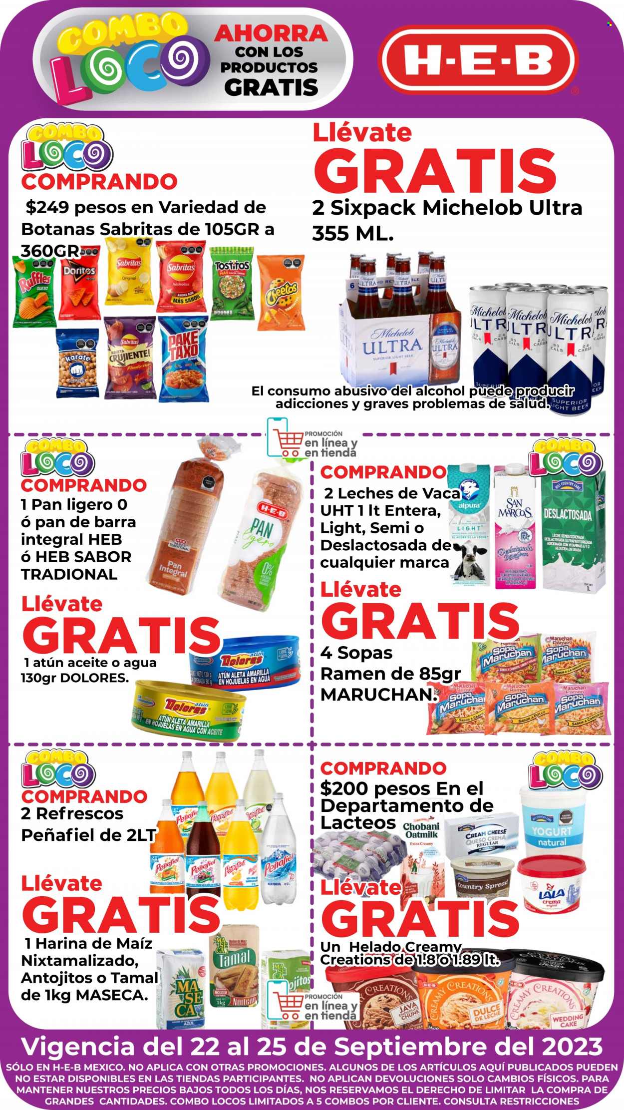 Catálogo H-E-B - 22.9.2023 - 25.9.2023. Página 1