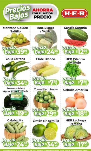 Folleto actual H-E-B - 19.9.2023 - 25.9.2023.