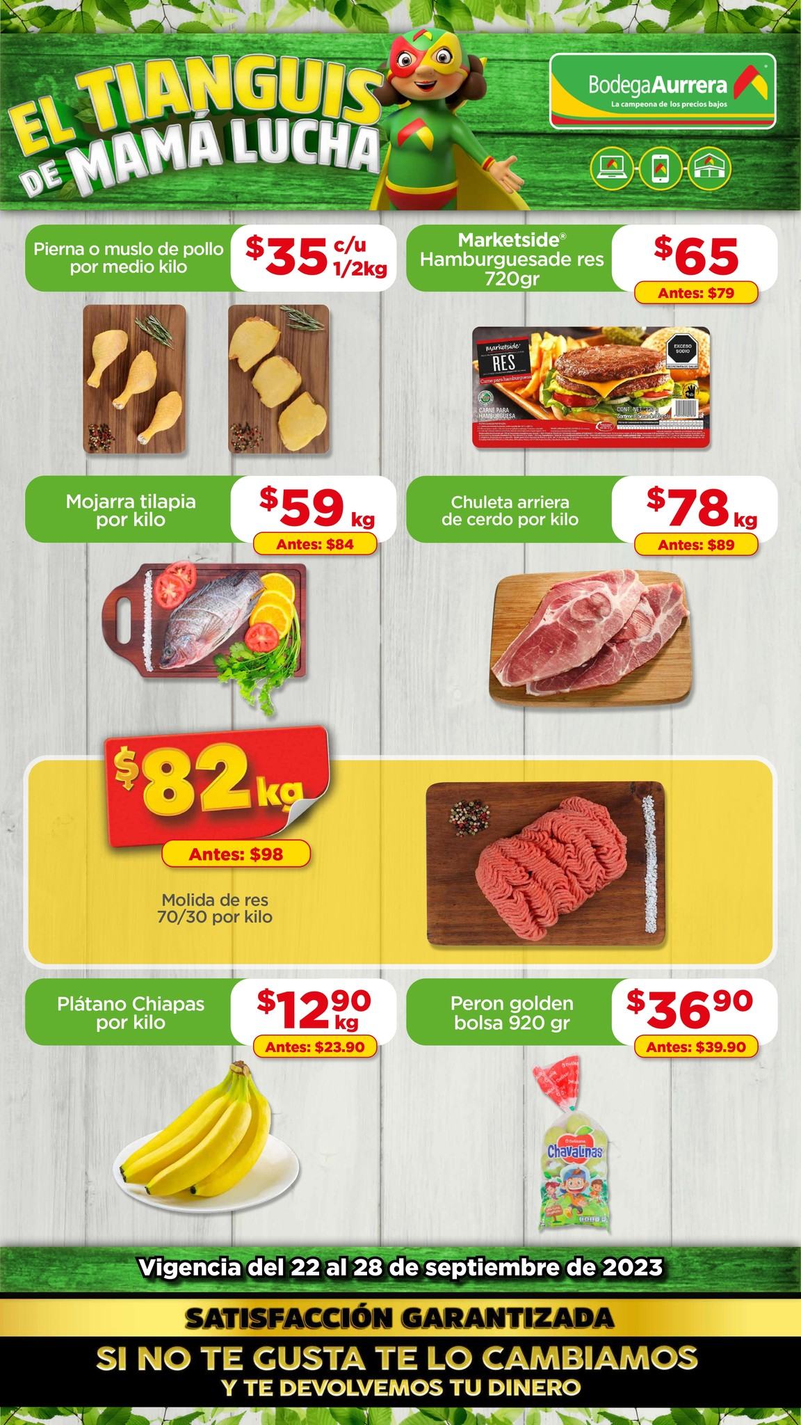 Catálogo Bodega Aurrerá - 22.9.2023 - 28.9.2023. Página 1