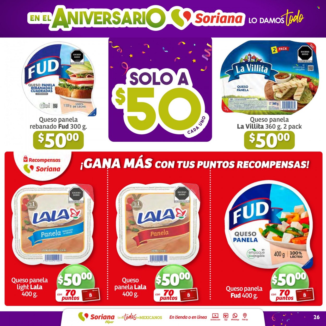 Catálogo Soriana Híper - 29.9.2023 - 12.10.2023. Página 26