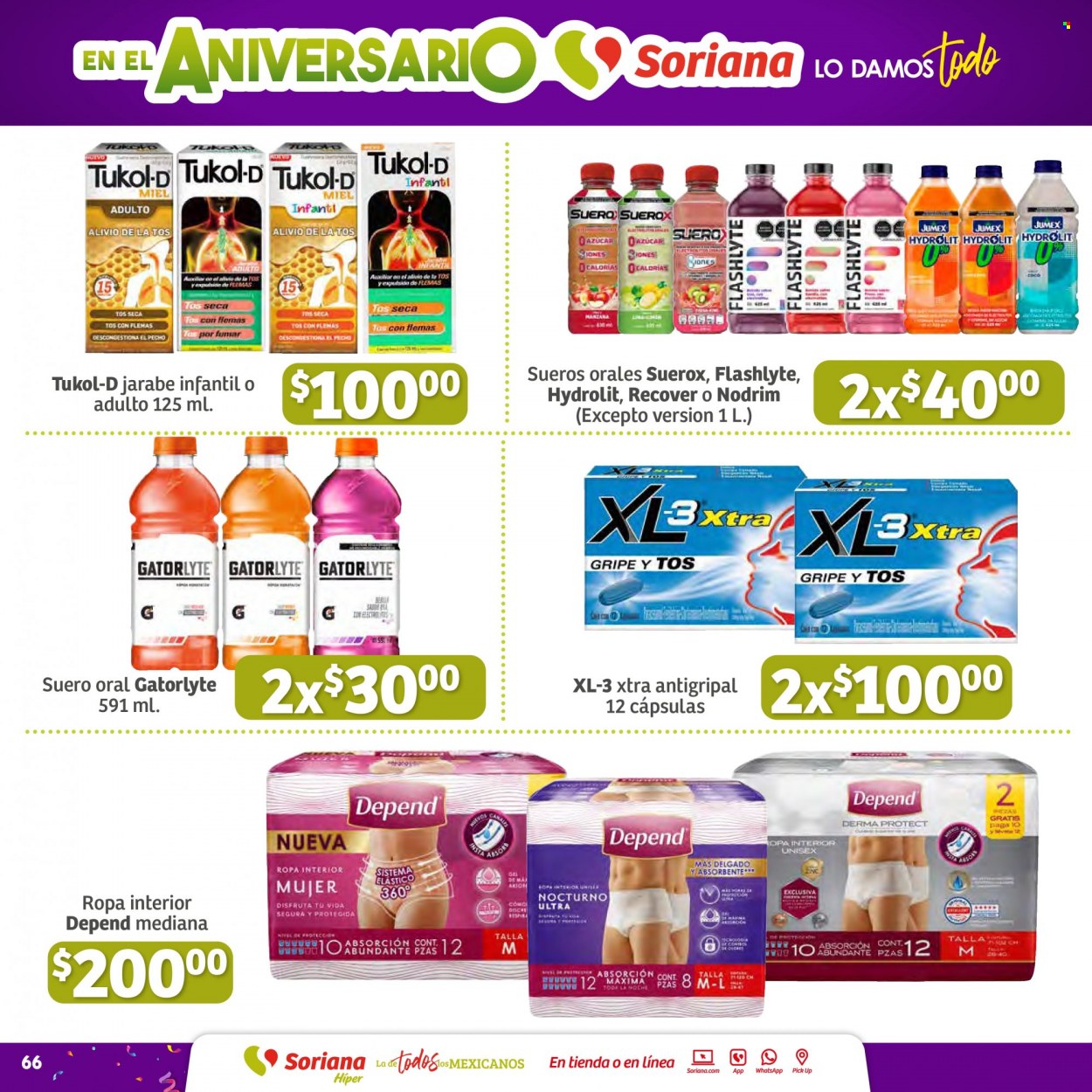 Catálogo Soriana Híper - 29.9.2023 - 12.10.2023. Página 66