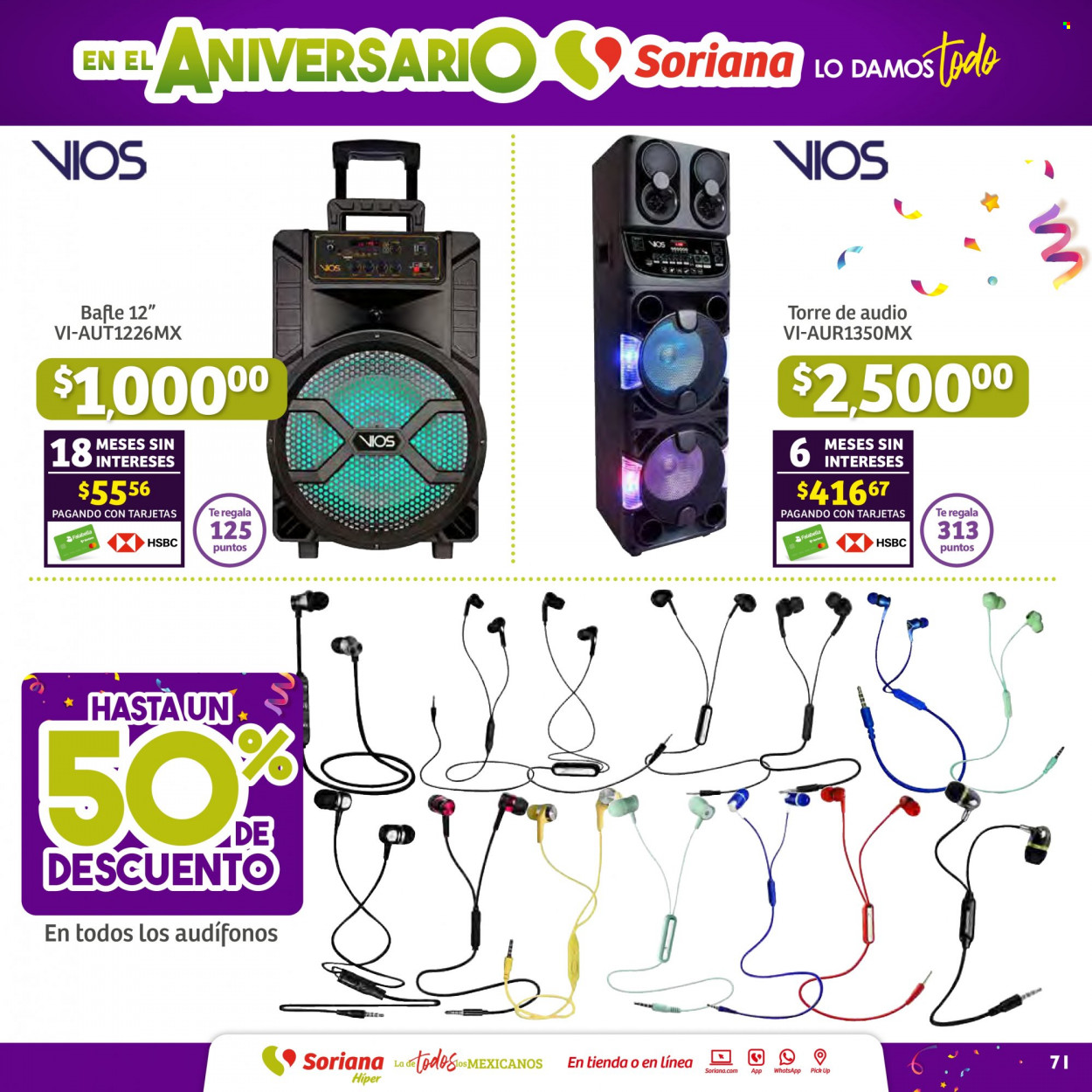 Catálogo Soriana Híper - 29.9.2023 - 12.10.2023. Página 71