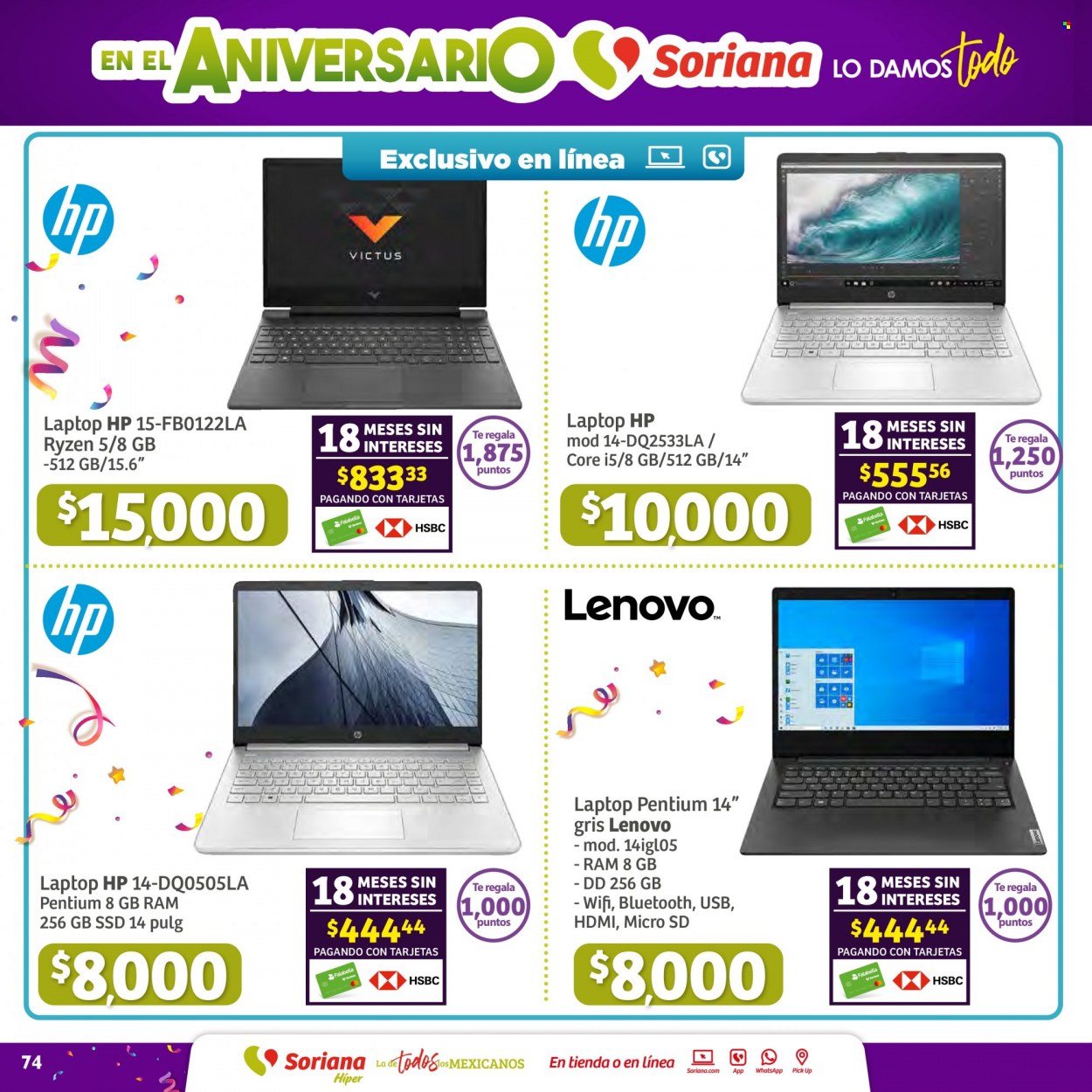 Catálogo Soriana Híper - 29.9.2023 - 12.10.2023. Página 74