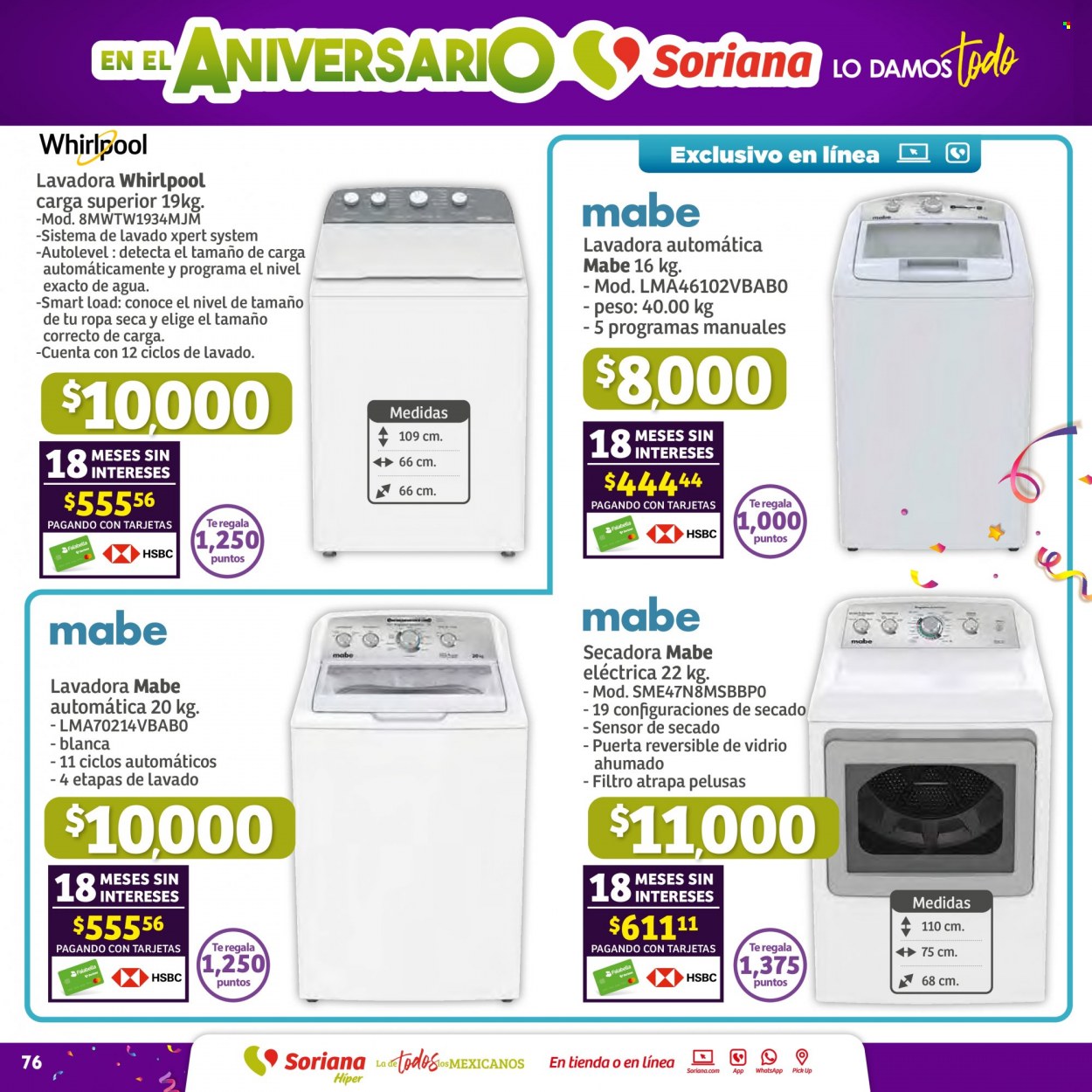 Catálogo Soriana Híper - 29.9.2023 - 12.10.2023. Página 76