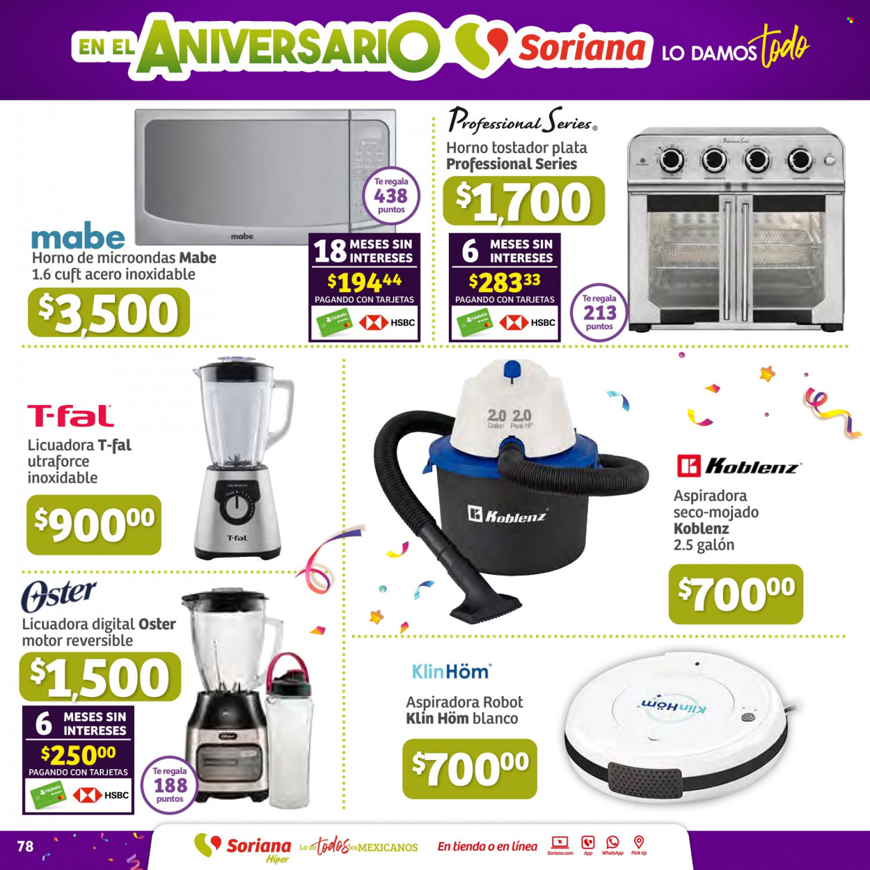 Catálogo Soriana Híper - 29.9.2023 - 12.10.2023. Página 78