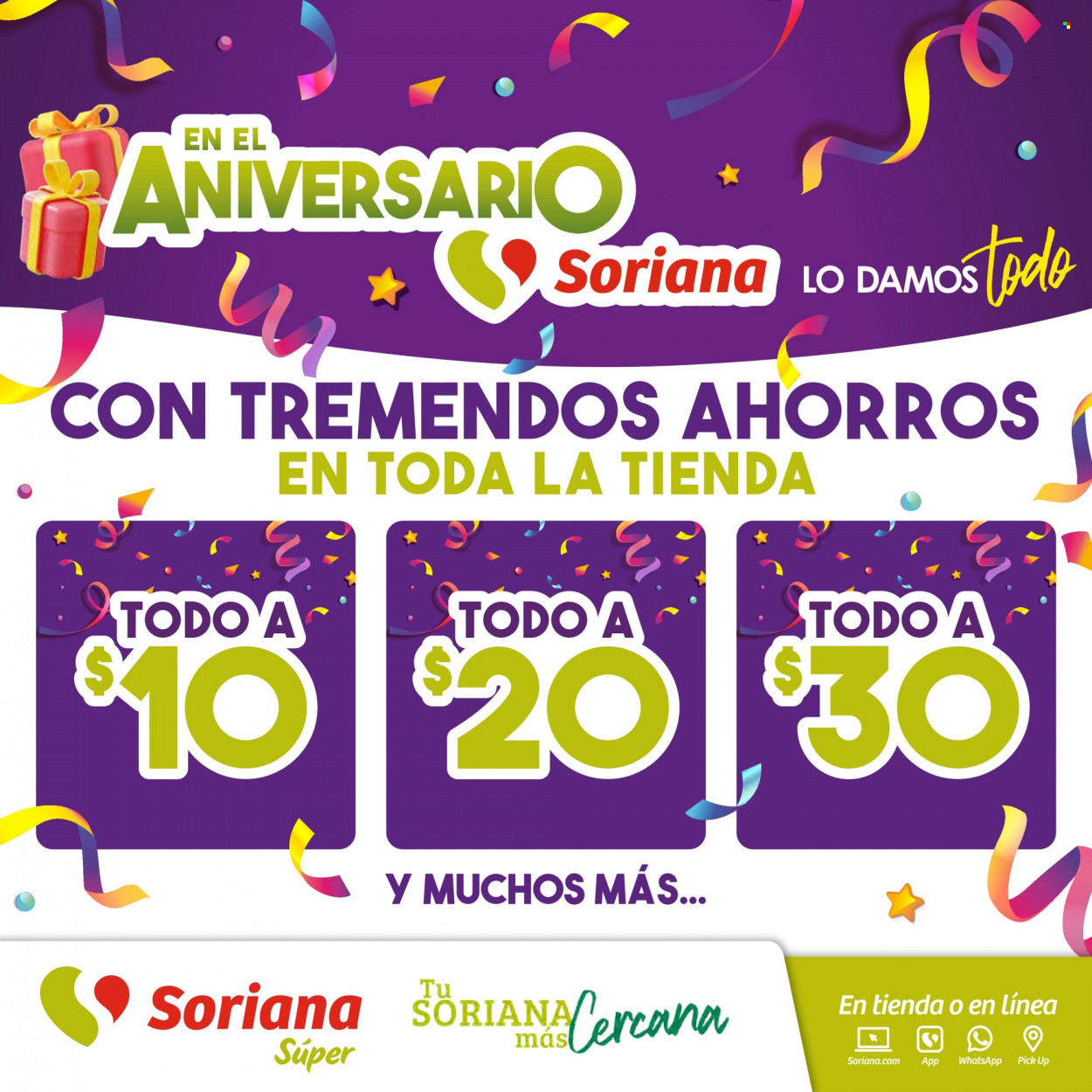 Catálogo Soriana Súper - 29.9.2023 - 12.10.2023. Página 1