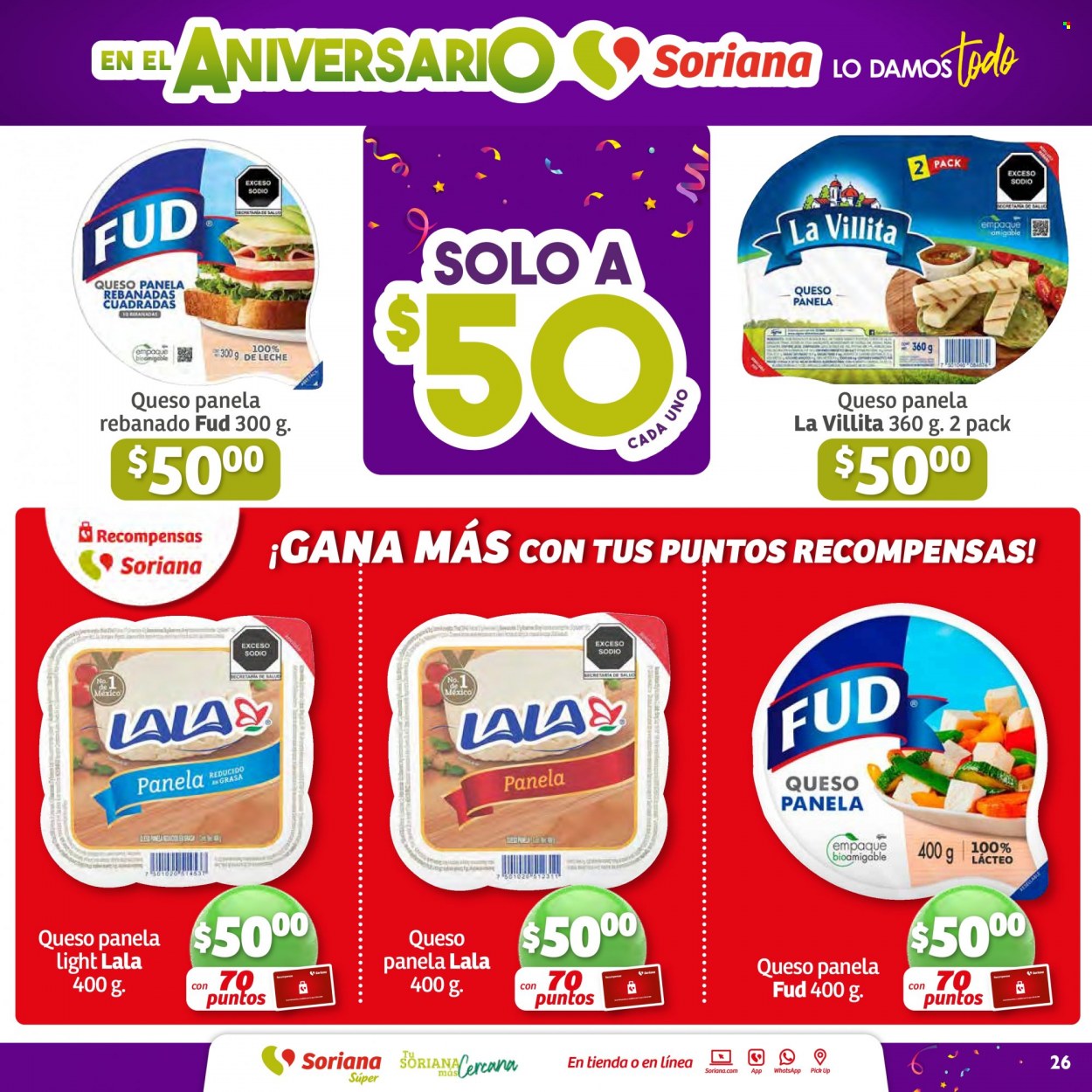 Catálogo Soriana Súper - 29.9.2023 - 12.10.2023. Página 26
