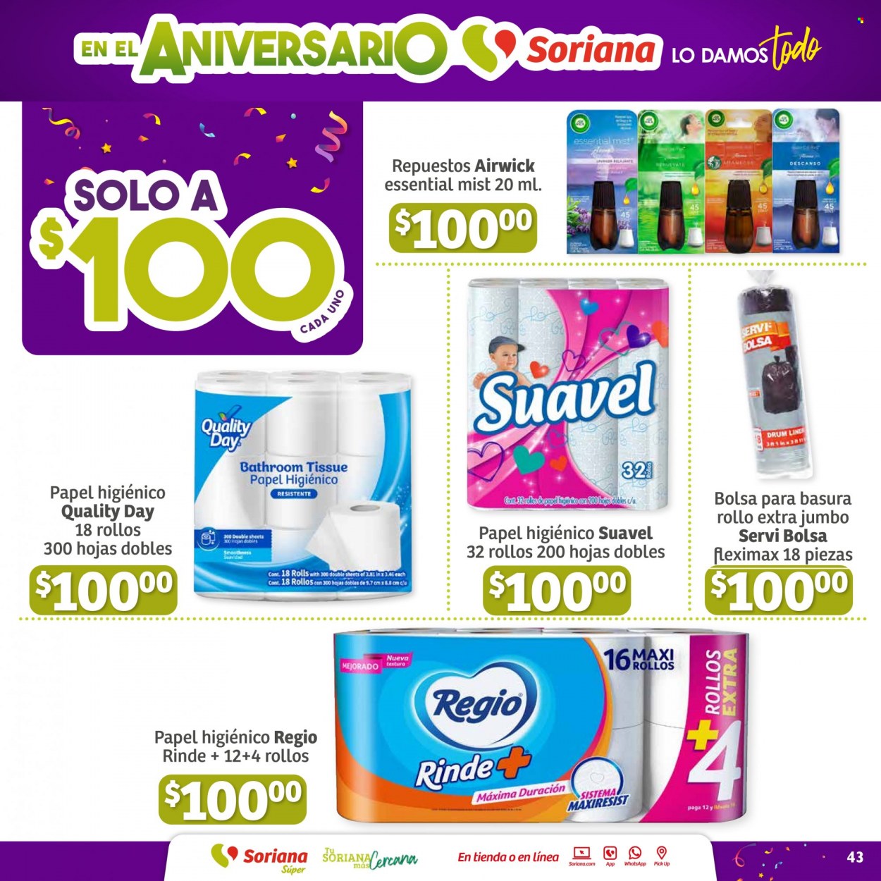 Catálogo Soriana Súper - 29.9.2023 - 12.10.2023. Página 43