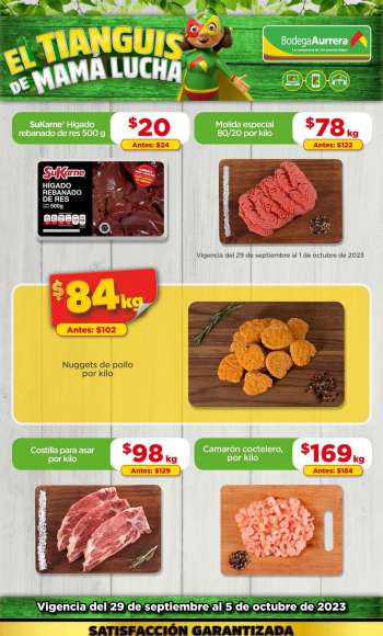 Bodega Aurrerá Flyer - 09/29/2023 - 10/05/2023.