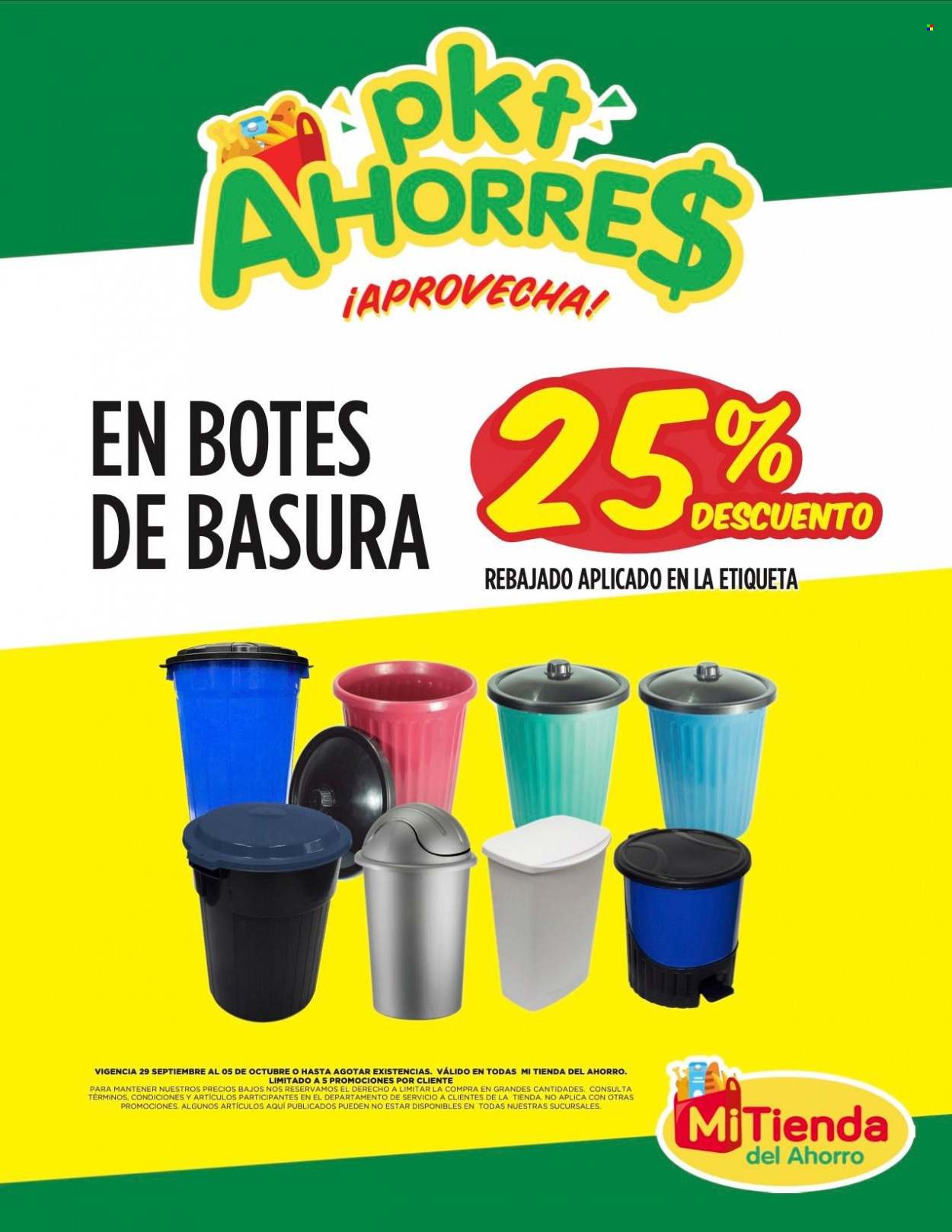 Catálogo Mi Tienda de Ahorro - 29.9.2023 - 5.10.2023. Página 1
