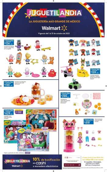 Folleto actual Walmart - 1.10.2023 - 31.10.2023.