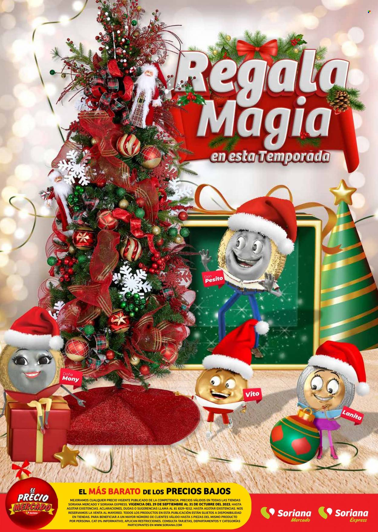 Catálogo Soriana - 29.9.2023 - 31.10.2023. Página 1