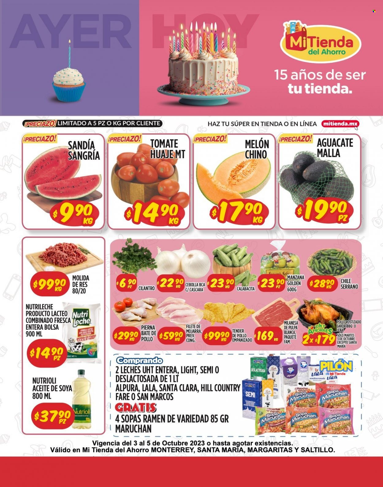 Catálogo Mi Tienda de Ahorro - 3.10.2023 - 5.10.2023. Página 1