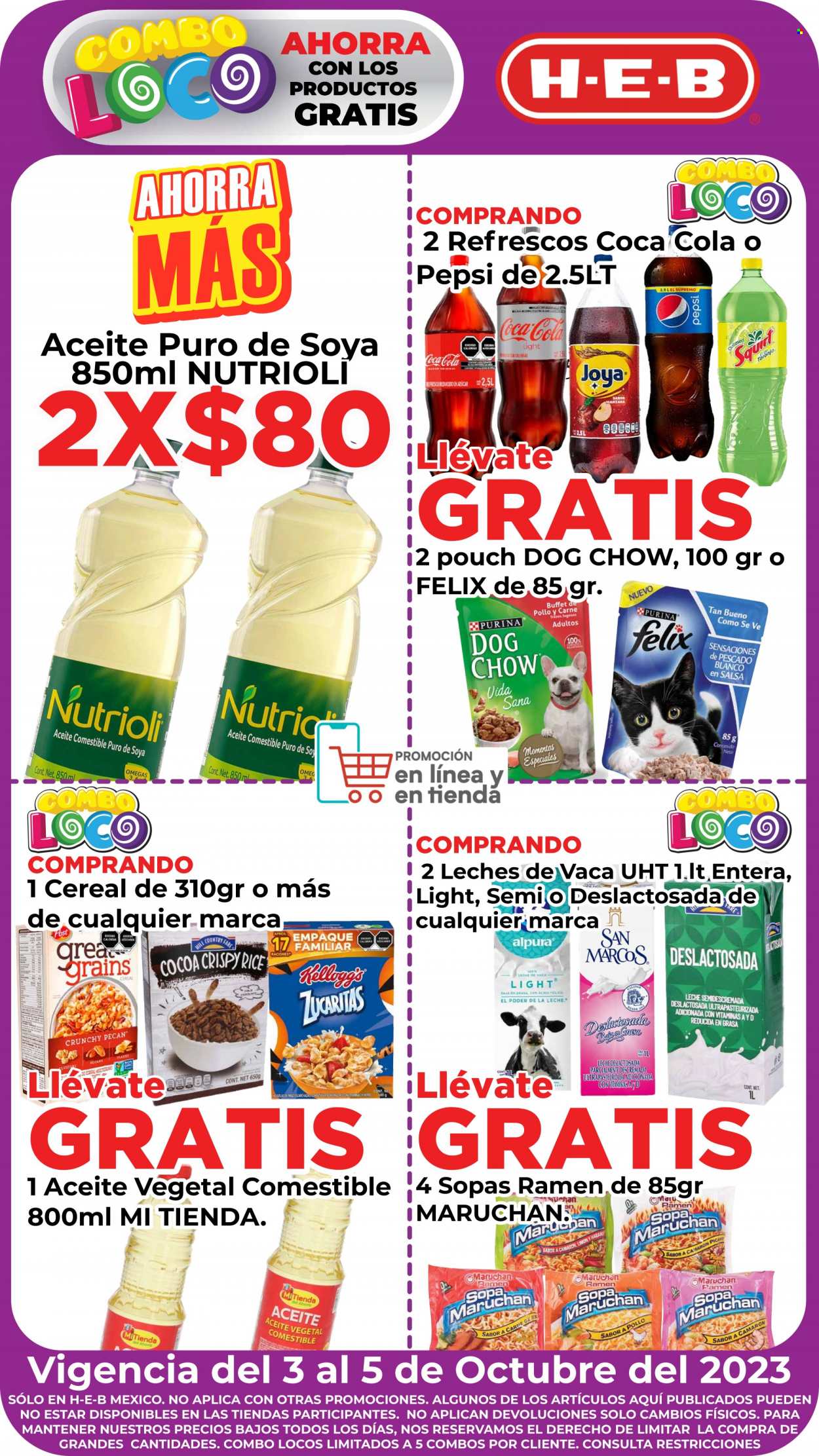 Catálogo H-E-B - 3.10.2023 - 5.10.2023. Página 1