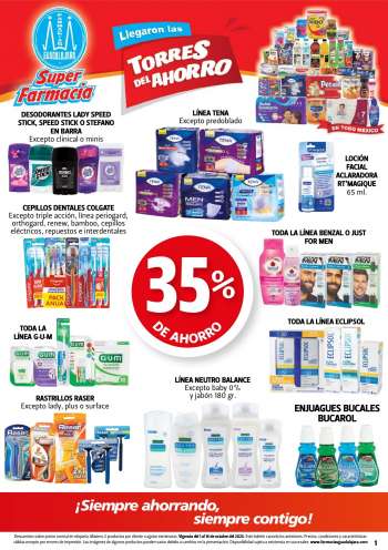 Folleto actual Farmacias Guadalajara - 1.10.2023 - 14.10.2023.
