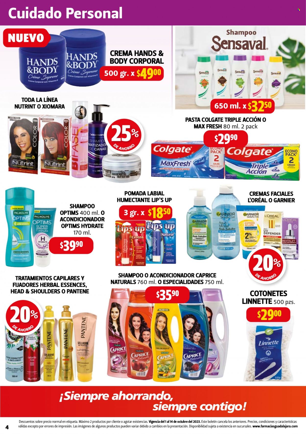 Catálogo Farmacias Guadalajara - 1.10.2023 - 14.10.2023. Página 4