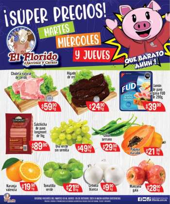 Folleto actual El Florido - 3.10.2023 - 5.10.2023.