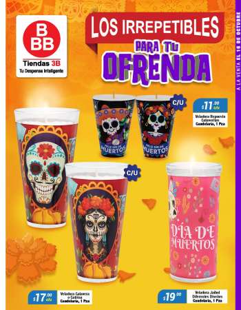Folleto actual Tiendas 3B - 1.10.2023 - 16.10.2023.