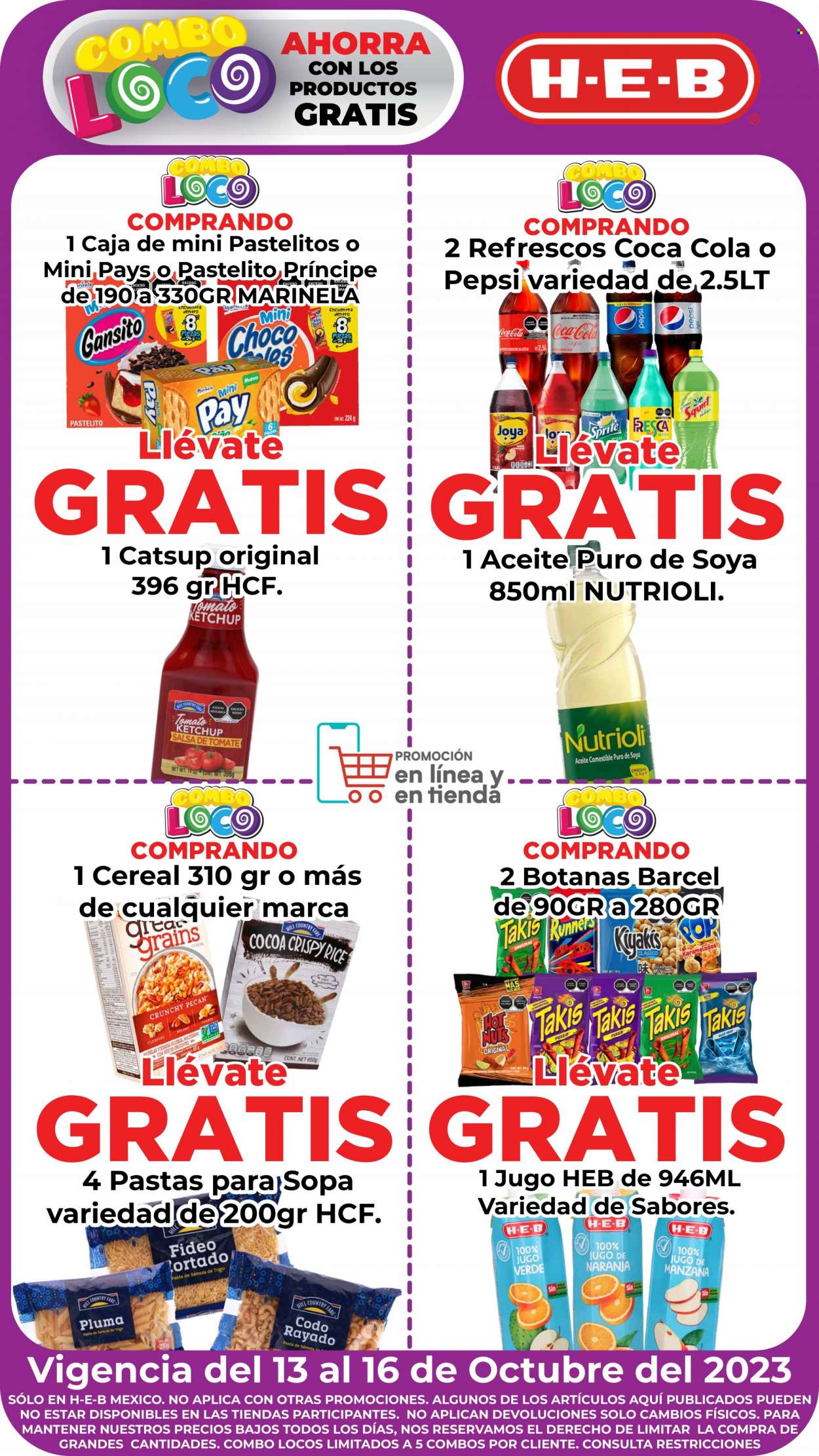 Catálogo H-E-B - 13.10.2023 - 16.10.2023. Página 1