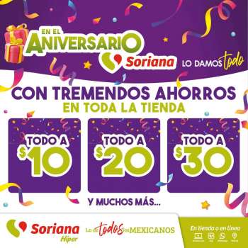 Folleto actual Soriana Híper - 13.10.2023 - 26.10.2023.