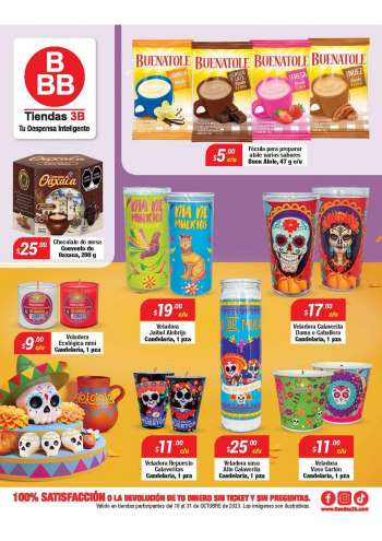 Folleto actual Tiendas 3B - 16.10.2023 - 31.10.2023.