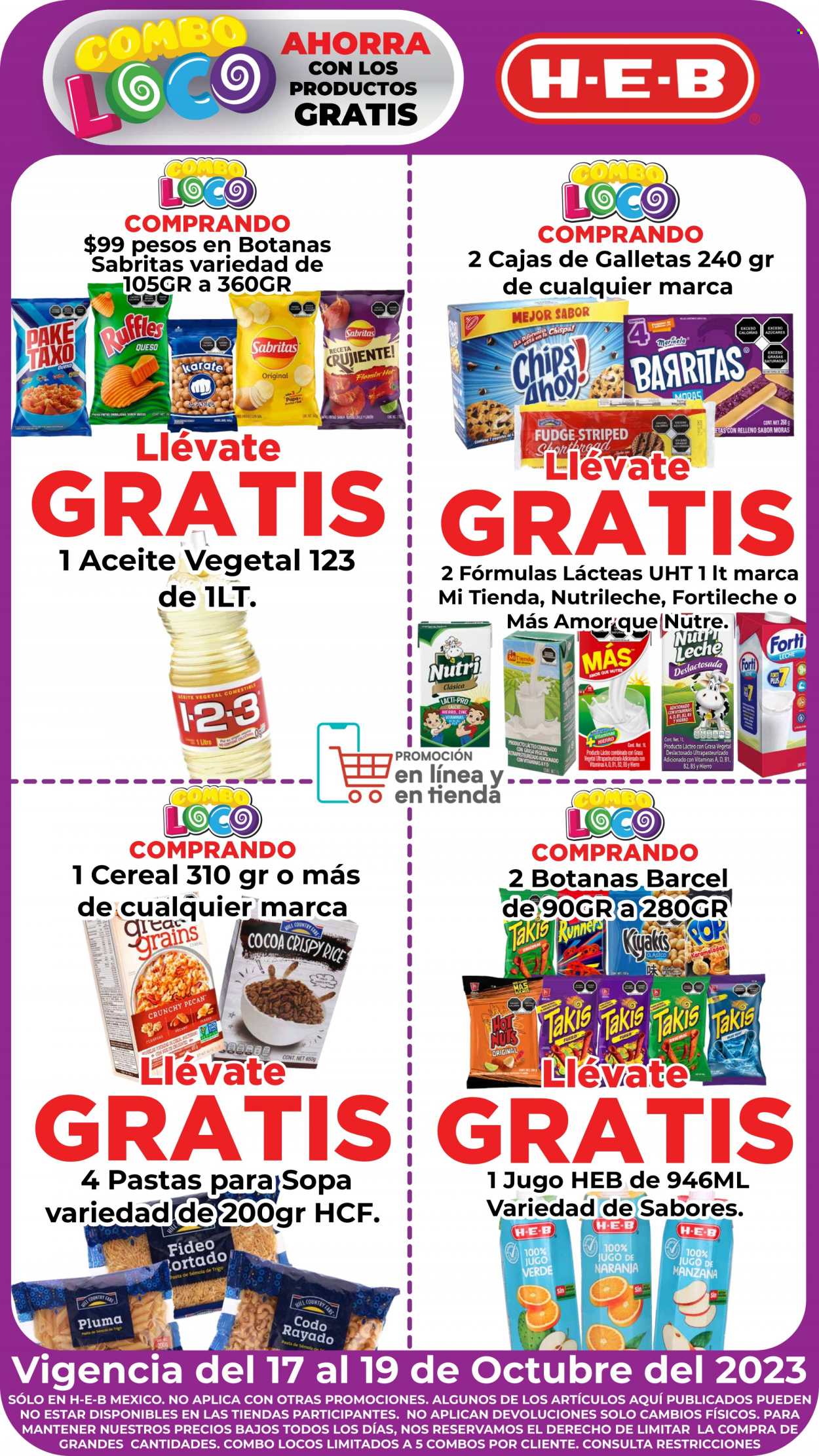 Catálogo H-E-B - 17.10.2023 - 19.10.2023. Página 1