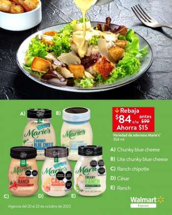 Folleto actual Walmart Express - 20.10.2023 - 22.10.2023.