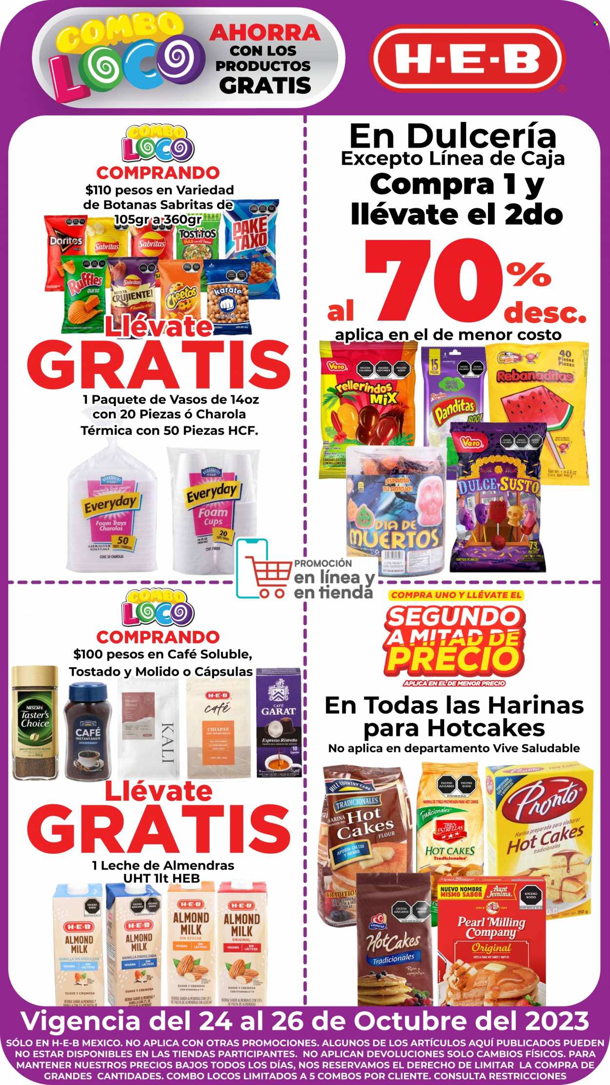 Catálogo H-E-B - 24.10.2023 - 26.10.2023. Página 1