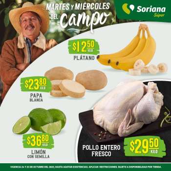 Folleto actual Soriana Súper - 24.10.2023 - 25.10.2023.