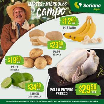 Folleto actual Soriana Súper - 24.10.2023 - 25.10.2023.