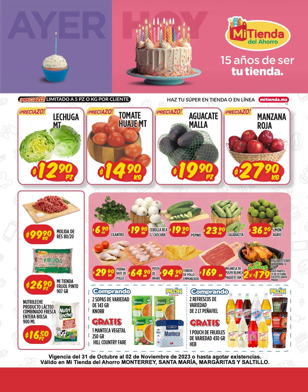 Catálogo Mi Tienda de Ahorro - 31.10.2023 - 2.11.2023. Página 1