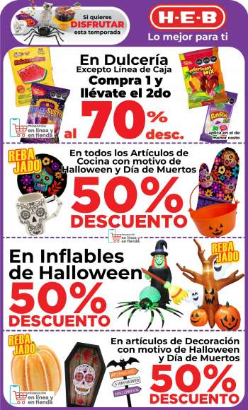 Folleto actual H-E-B - 31.10.2023 - 2.11.2023.
