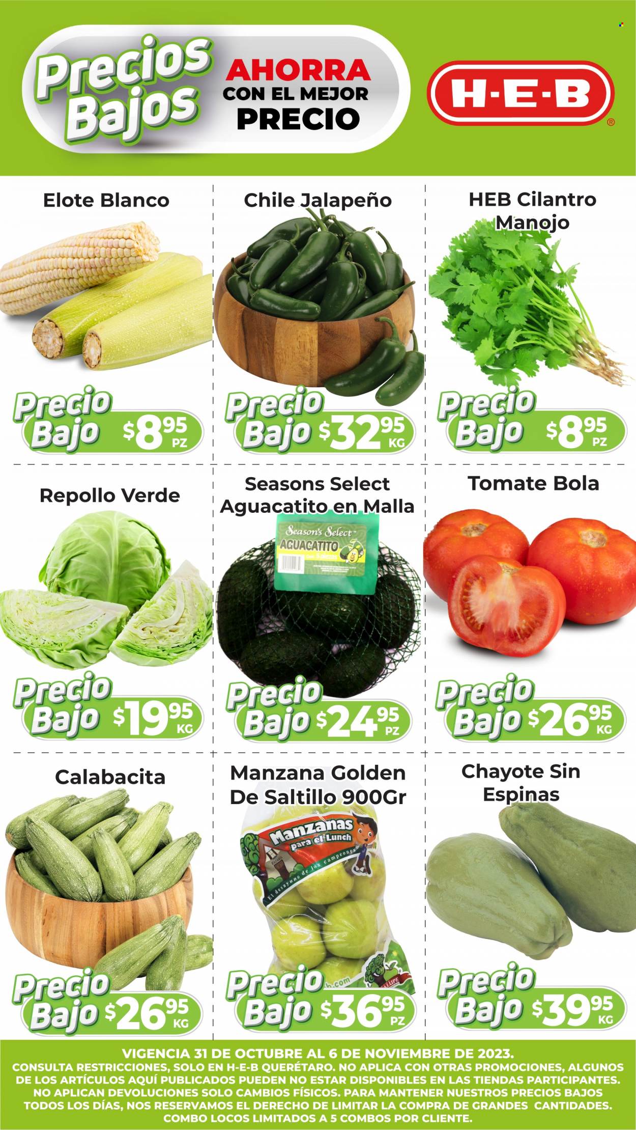 Catálogo H-E-B - 31.10.2023 - 6.11.2023. Página 1