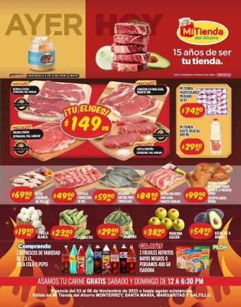 Folleto actual Mi Tienda de Ahorro - 3.11.2023 - 6.11.2023.