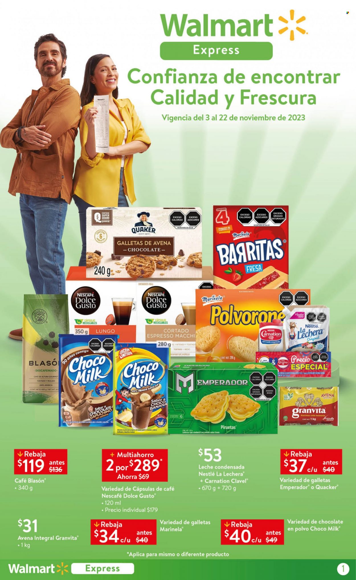 Catálogo Walmart Express - 3.11.2023 - 22.11.2023. Página 1
