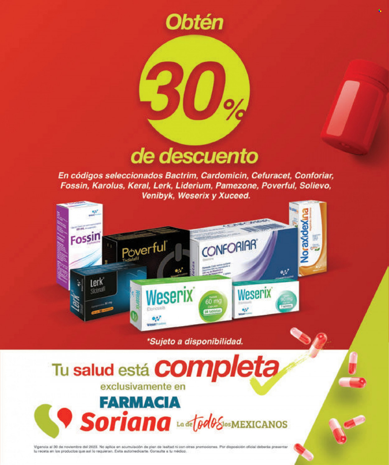 Catálogo Soriana Mercado - 1.11.2023 - 30.11.2023. Página 28