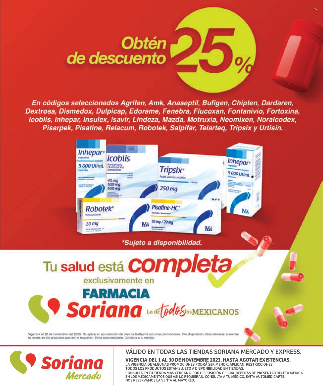 Catálogo Soriana Mercado - 1.11.2023 - 30.11.2023. Página 35