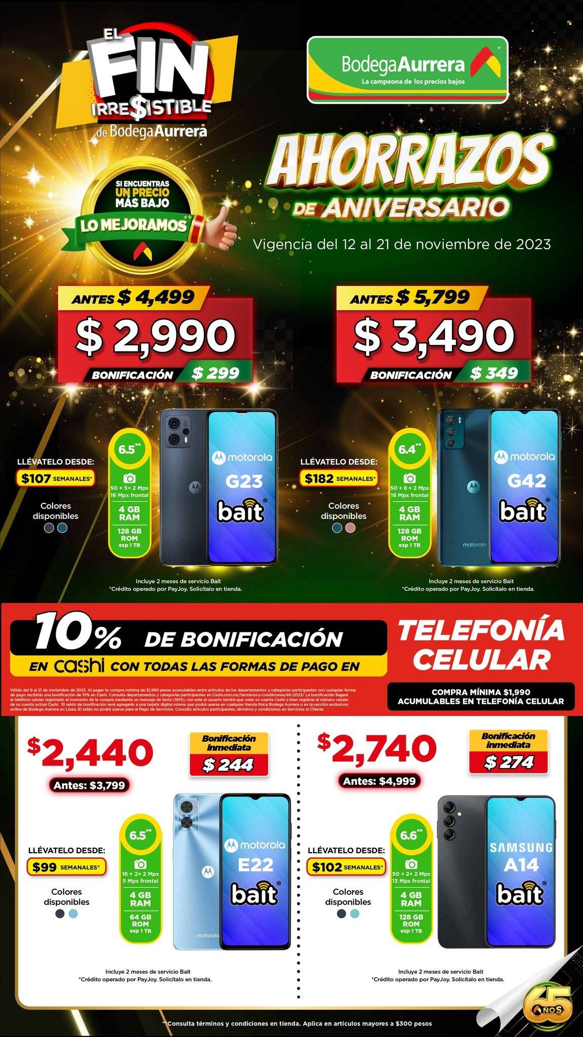 Catálogo Bodega Aurrerá - 12.11.2023 - 21.11.2023. Página 1