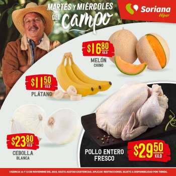 Folleto actual Soriana Híper - 14.11.2023 - 15.11.2023.