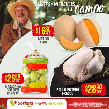 Folleto actual Soriana Híper - 21.11.2023 - 22.11.2023.