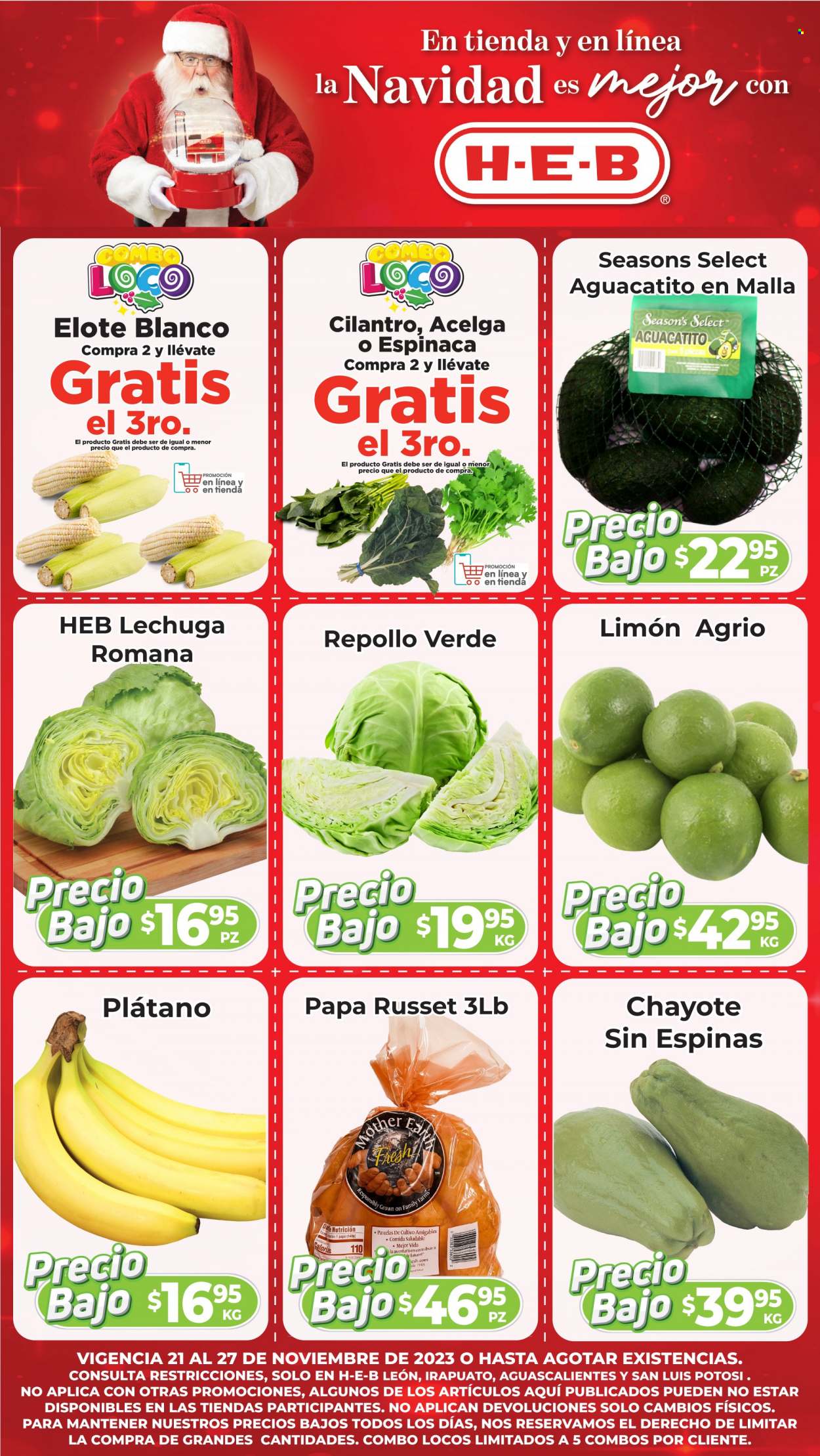 Catálogo H-E-B - 21.11.2023 - 27.11.2023. Página 1