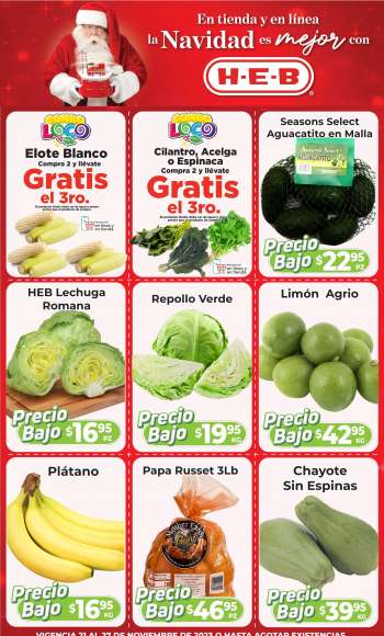 Folleto actual H-E-B - 21.11.2023 - 27.11.2023.